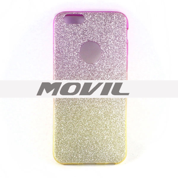 NP-2359 TPU brillante polvo funda para iphone 6-11